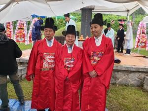 우중에도 상산김씨 시조 2024년 대제